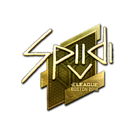 Sticker | Spiidi (Gold) | Boston 2018