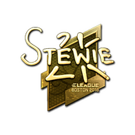 Sticker | Stewie2K (Gold) | Boston 2018