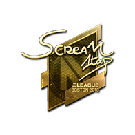 Sticker | ScreaM (Gold) | Boston 2018