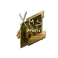 Sticker | xms (Gold) | Boston 2018