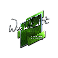 Sticker | WorldEdit (Foil) | Boston 2018