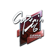 Sticker | captainMo (Foil) | Boston 2018