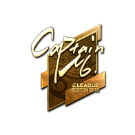 Sticker | captainMo (Gold) | Boston 2018