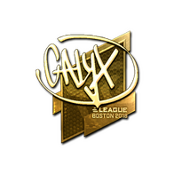 Sticker | Calyx (Gold) | Boston 2018