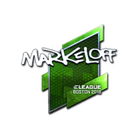Sticker | markeloff (Foil) | Boston 2018