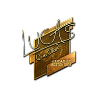 Sticker | LUCAS1 (Gold) | Boston 2018