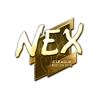 Sticker | nex (Gold) | Boston 2018
