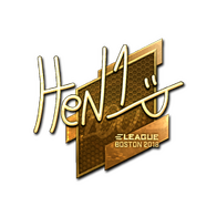 Sticker | HEN1 (Gold) | Boston 2018