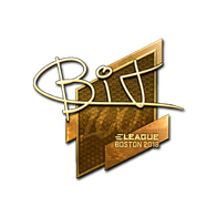 Sticker | BIT (Gold) | Boston 2018