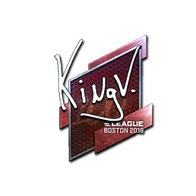 Sticker | kNgV- (Foil) | Boston 2018