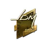 Sticker | jdm64 (Gold) | Boston 2018