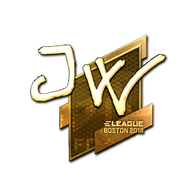 Sticker | JW (Gold) | Boston 2018