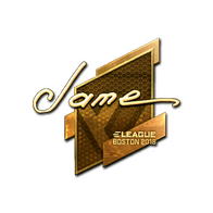 Sticker | Jame (Gold) | Boston 2018