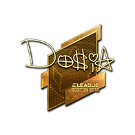 Sticker | Dosia (Gold) | Boston 2018