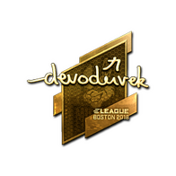 Sticker | devoduvek (Gold) | Boston 2018