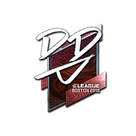 Sticker | DD (Foil) | Boston 2018