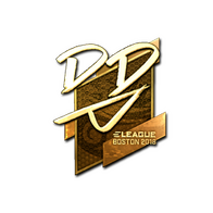 Sticker | DD (Gold) | Boston 2018