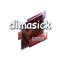 Sticker | dimasick (Foil) | Boston 2018