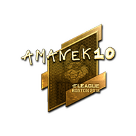 Sticker | AmaNEk (Gold) | Boston 2018