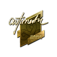 Sticker | autimatic (Gold) | Boston 2018