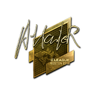Sticker | Attacker (Gold) | Boston 2018