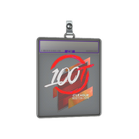 Sticker Slab | 100 Thieves (Holo) | Boston 2018