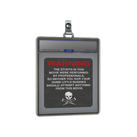 Sticker Slab | WARNING
