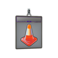 Sticker Slab | Cone Zone (Holo)