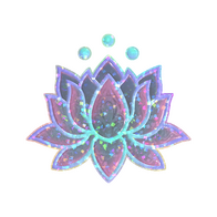 Sticker | Lotus (Glitter)