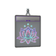 Sticker Slab | Lotus (Glitter)