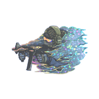 Sticker | Pushing Smokes (Glitter)