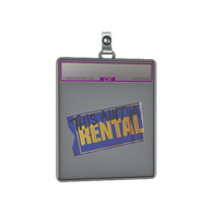 Sticker Slab | Ain't A Rental (Foil)