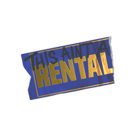 Sticker | Ain't A Rental (Foil)