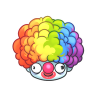 Sticker | Clown Wig
