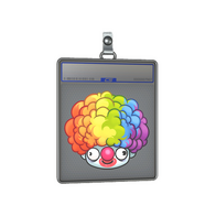 Sticker Slab | Clown Wig