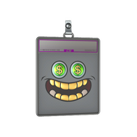 Sticker Slab | Gold Teef (Foil)