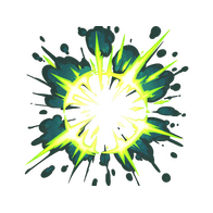 Sticker | Boom Epicenter (Glitter)