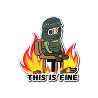 Sticker | This Is Fine (CT)