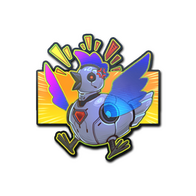 Sticker | Cyber Chicken (Holo)