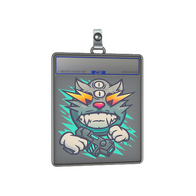 Sticker Slab | Zap Cat