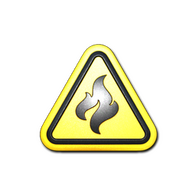 Sticker | Flammable (Foil)