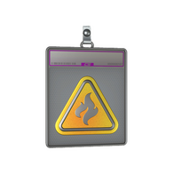 Sticker Slab | Flammable (Foil)