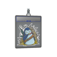Sticker Slab | War Penguin