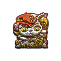 Sticker | Lucky Cat (Foil)