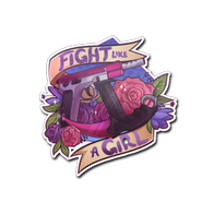 Sticker | Fight like a Girl
