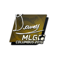 Sticker | DAVEY | MLG Columbus 2016