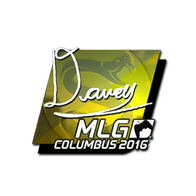 Sticker | DAVEY (Foil) | MLG Columbus 2016