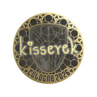 Sticker | kisserek (Gold) | Cologne 2026