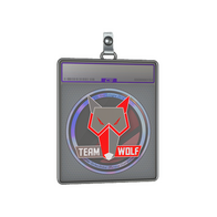 Sticker Slab | MTS GameGod Wolf (Holo) | Cologne 2014