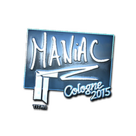Sticker | Maniac (Foil) | Cologne 2015